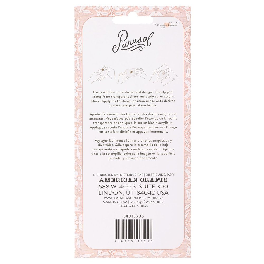 American Crafts Maggie Holmes Parasol Clear Stamps (10pcs) (34013905) (OUTLET) American Crafts Maggie Holmes Parasol Clear Stamps (10pcs) (34013905) (OUTLET)