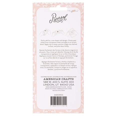 American Crafts Maggie Holmes Parasol Clear Stamps (10pcs) (34013905) (OUTLET) American Crafts Maggie Holmes Parasol Clear Stamps (10pcs) (34013905) (OUTLET)