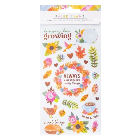 American Crafts Paige Evans Garden Shoppe Sticker Book (8 Sheets) (34013789) (OUTLET)