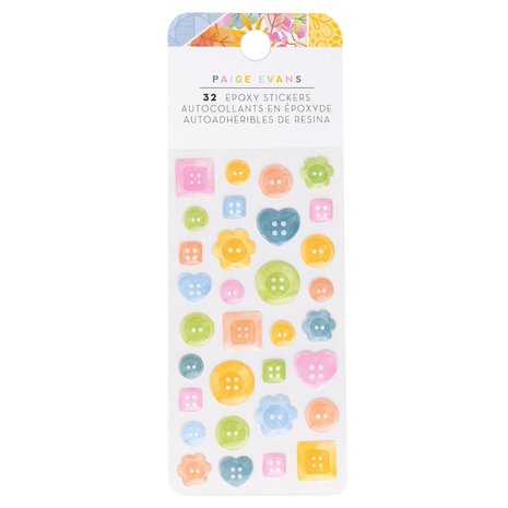 American Crafts Paige Evans Garden Shoppe Epoxy Stickers (32pcs) (34013796) (OUTLET) American Crafts Paige Evans Garden Shoppe Epoxy Stickers (32pcs) (34013796) (OUTLET)