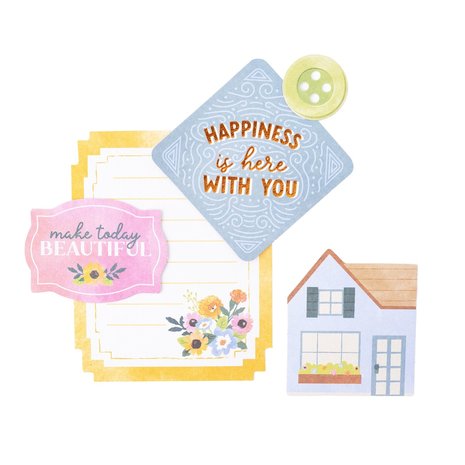 American Crafts Paige Evans Garden Shoppe Embellishments (40pcs) (34013787) (OUTLET)