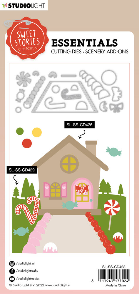 Studio Light Sweet Stories Dies Candy Add-Ons (SL-SS-CD428) (OUTLET) Studio Light Sweet Stories Dies Candy Add-Ons (SL-SS-CD428) (OUTLET)