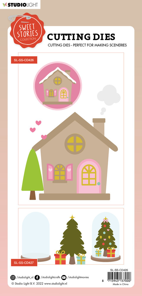 Studio Light Sweet Stories Dies Cosy House (SL-SS-CD426) (OUTLET) Studio Light Sweet Stories Dies Cosy House (SL-SS-CD426) (OUTLET)