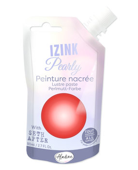 Aladine Izink Pearly Red Lustre Paste (80ml) (82061) (OUTLET)