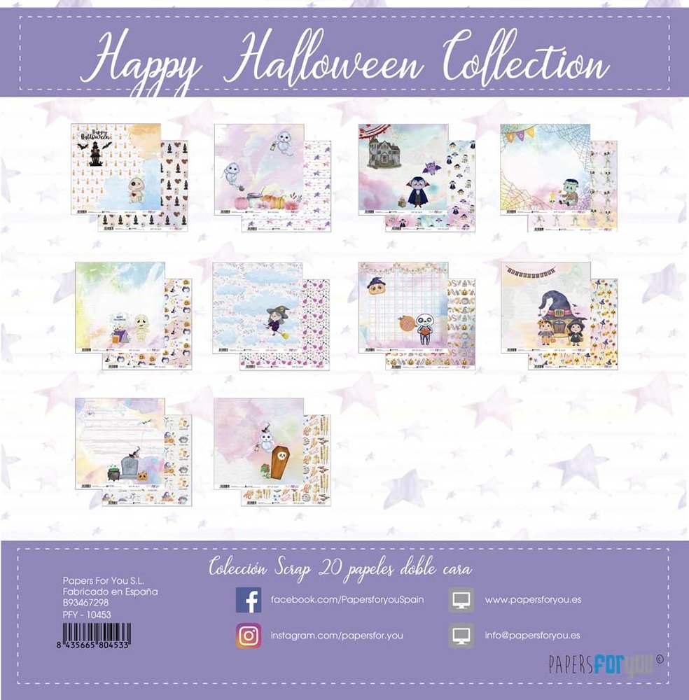 Papers For You Happy Halloween Midi Scrap Paper Pack (20pcs) (PFY-10453) (DISCONTINUED) Papers For You Happy Halloween Midi Scrap Paper Pack (20pcs) (PFY-10453) (DISCONTINUED)