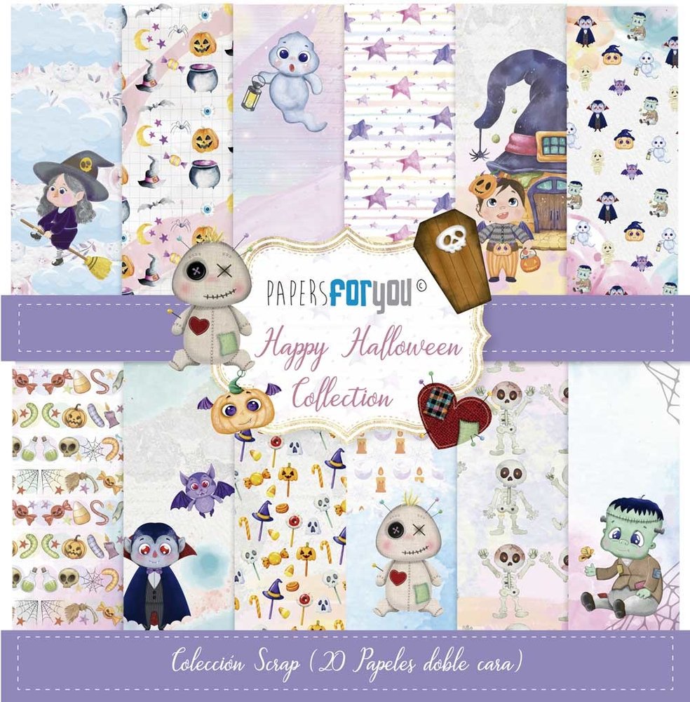 Papers For You Happy Halloween Mini Scrap Paper Pack (20pcs) (PFY-10452) (DISCONTINUED) Papers For You Happy Halloween Mini Scrap Paper Pack (20pcs) (PFY-10452) (DISCONTINUED)