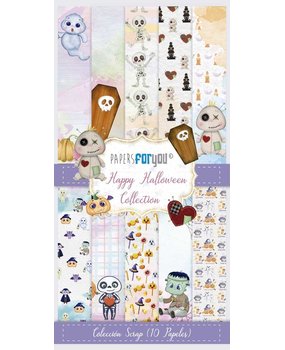 Papers For You Happy Halloween Slim Scrap Paper Pack (10pcs) (PFY-10978) (DISCONTINUED)