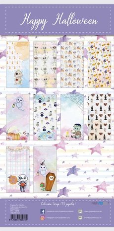 Papers For You Happy Halloween Slim Scrap Paper Pack (10pcs) (PFY-10978) (DISCONTINUED)