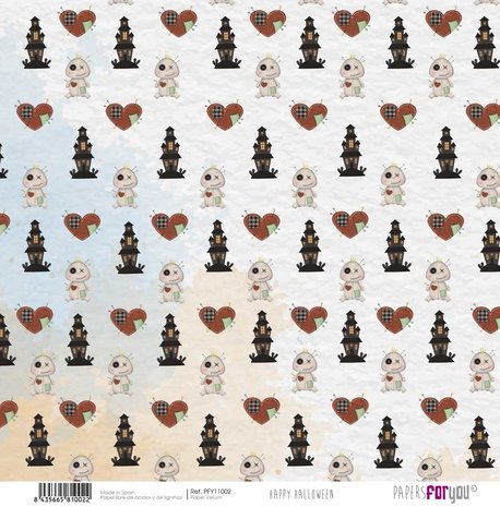 Papers For You Happy Halloween Vellum Paper Pack (6pcs) (PFY-11008) (DISCONTINUED)