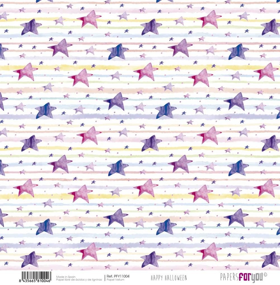 Papers For You Happy Halloween Vellum Paper Pack (6pcs) (PFY-11008) (DISCONTINUED)