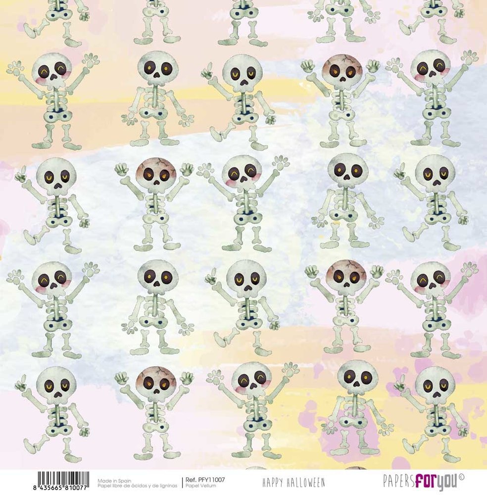 Papers For You Happy Halloween Vellum Paper Pack (6pcs) (PFY-11008) (DISCONTINUED)