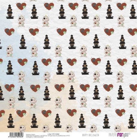 Papers For You Happy Halloween Canvas Scrap Pack (8pcs) (PFY-10979) (DISCONTINUED) Papers For You Happy Halloween Canvas Scrap Pack (8pcs) (PFY-10979) (DISCONTINUED)