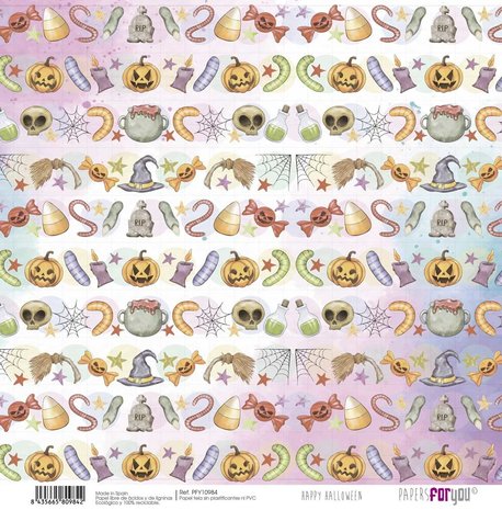 Papers For You Happy Halloween Canvas Scrap Pack (8pcs) (PFY-10979) (DISCONTINUED) Papers For You Happy Halloween Canvas Scrap Pack (8pcs) (PFY-10979) (DISCONTINUED)