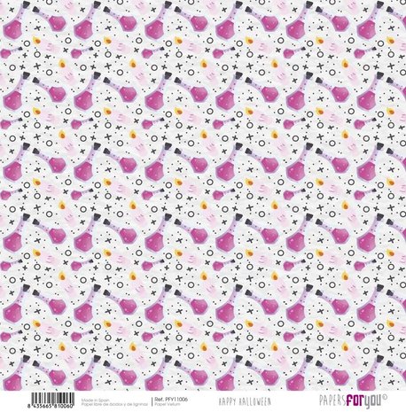 Papers For You Happy Halloween Canvas Scrap Pack (8pcs) (PFY-10979) (DISCONTINUED) Papers For You Happy Halloween Canvas Scrap Pack (8pcs) (PFY-10979) (DISCONTINUED)