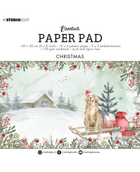 Studio Light Christmas Essentials 8x8 Inch Paper Pad (SL-ES-PP76) (OUTLET)