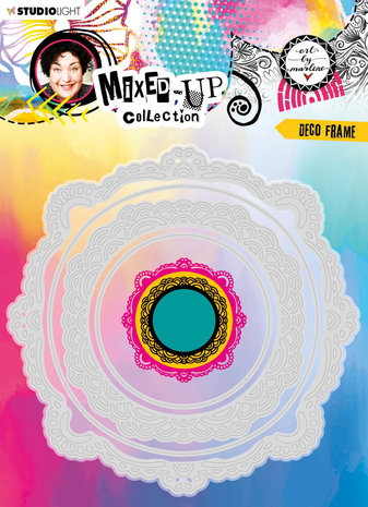 Art By Marlene Mixed-Up Collection Cut & Emboss Dies Deco Frame (ABM-MUC-CD418) (OUTLET)