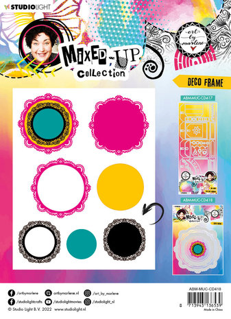 Art By Marlene Mixed-Up Collection Cut & Emboss Dies Deco Frame (ABM-MUC-CD418) (OUTLET)