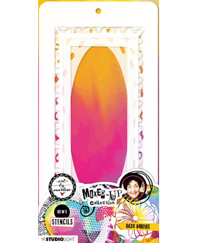 Art By Marlene Mixed-Up Collection Mask Basic Borders (3pcs) (ABM-MUC-MASK138) (OUTLET)