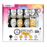 Art By Marlene Essentials Paint and Glamour Glitter Set Special Effect (6x28ml) (ABM-ES-ACP107) (BASIC)