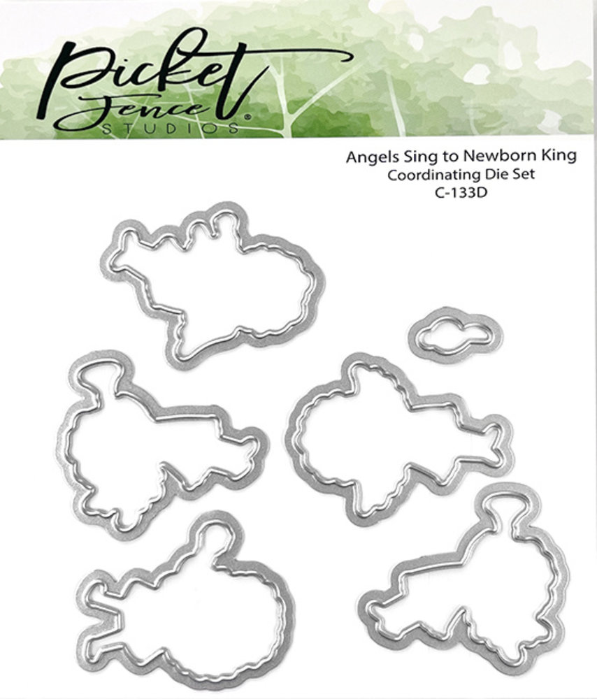 Picket Fence Studios Angels Sing to Newborn King 4x4 Inch Metal Dies (C-133D) (OUTLET) Picket Fence Studios Angels Sing to Newborn King 4x4 Inch Metal Dies (C-133D) (OUTLET)