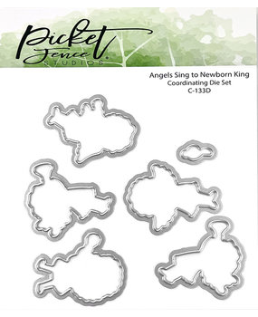Picket Fence Studios Angels Sing to Newborn King 4x4 Inch Metal Dies (C-133D) (OUTLET) Picket Fence Studios Angels Sing to Newborn King 4x4 Inch Metal Dies (C-133D) (OUTLET)