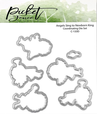 Picket Fence Studios Angels Sing to Newborn King 4x4 Inch Metal Dies (C-133D) (OUTLET) Picket Fence Studios Angels Sing to Newborn King 4x4 Inch Metal Dies (C-133D) (OUTLET)