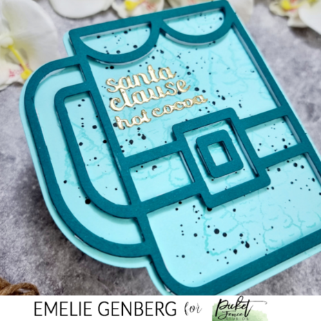 Picket Fence Studios Santa's Hot Cocoa Mug 4x6 Inch Metal Dies (PFSD-314) (OUTLET)