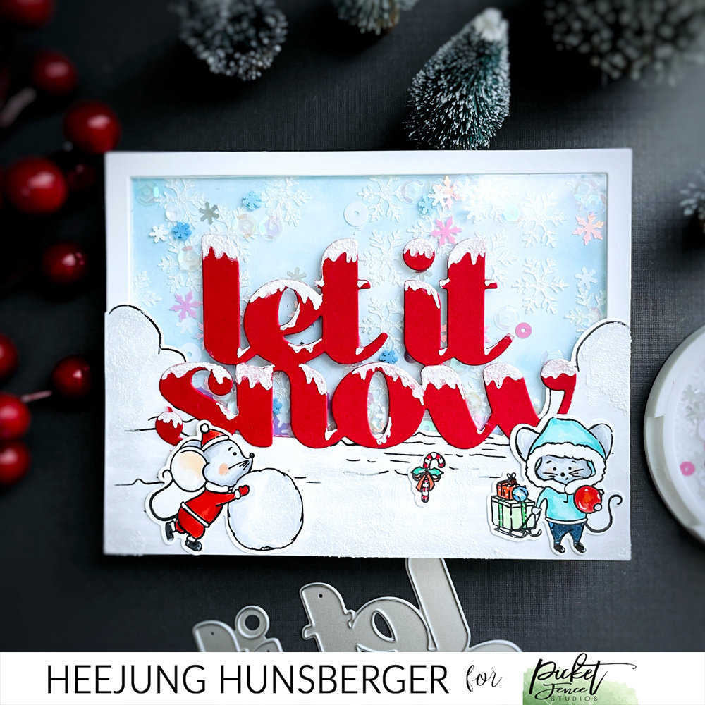 Picket Fence Studios Frolicking Winter Friends 4x8 Inch Clear Stamps (A-168) (OUTLET) Picket Fence Studios Frolicking Winter Friends 4x8 Inch Clear Stamps (A-168) (OUTLET)