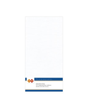 Card Deco Linen Cardstock Square White (10pcs) (LKK-4K01)