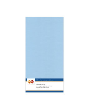 Card Deco Linen Cardstock Square Soft Blue (10pcs) (LKK-4K26)