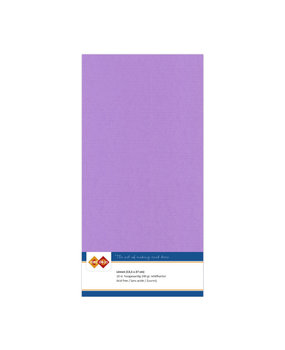 Card Deco Linen Cardstock Square Lilac (10pcs) (LKK-4K17)