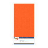 Card Deco Linen Cardstock Square Orange (10pcs) (LKK-4K11)