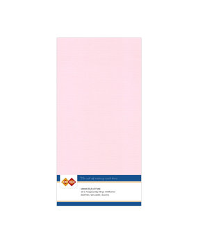 Card Deco Linen Cardstock Square Light Pink (10pcs) (LKK-4K15)