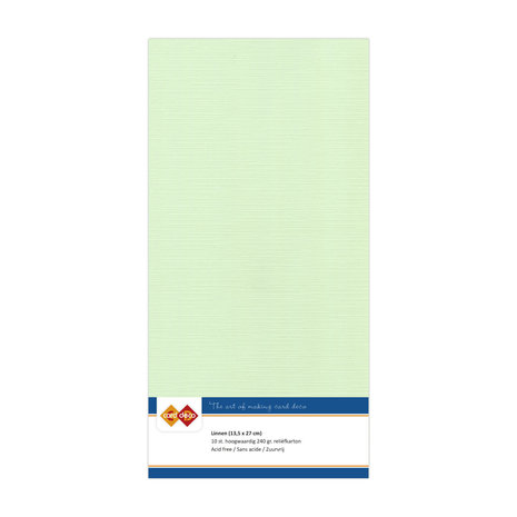 Card Deco Linen Cardstock Square Light Green (10pcs) (LKK-4K19) Card Deco Linen Cardstock Square Light Green (10pcs) (LKK-4K19)