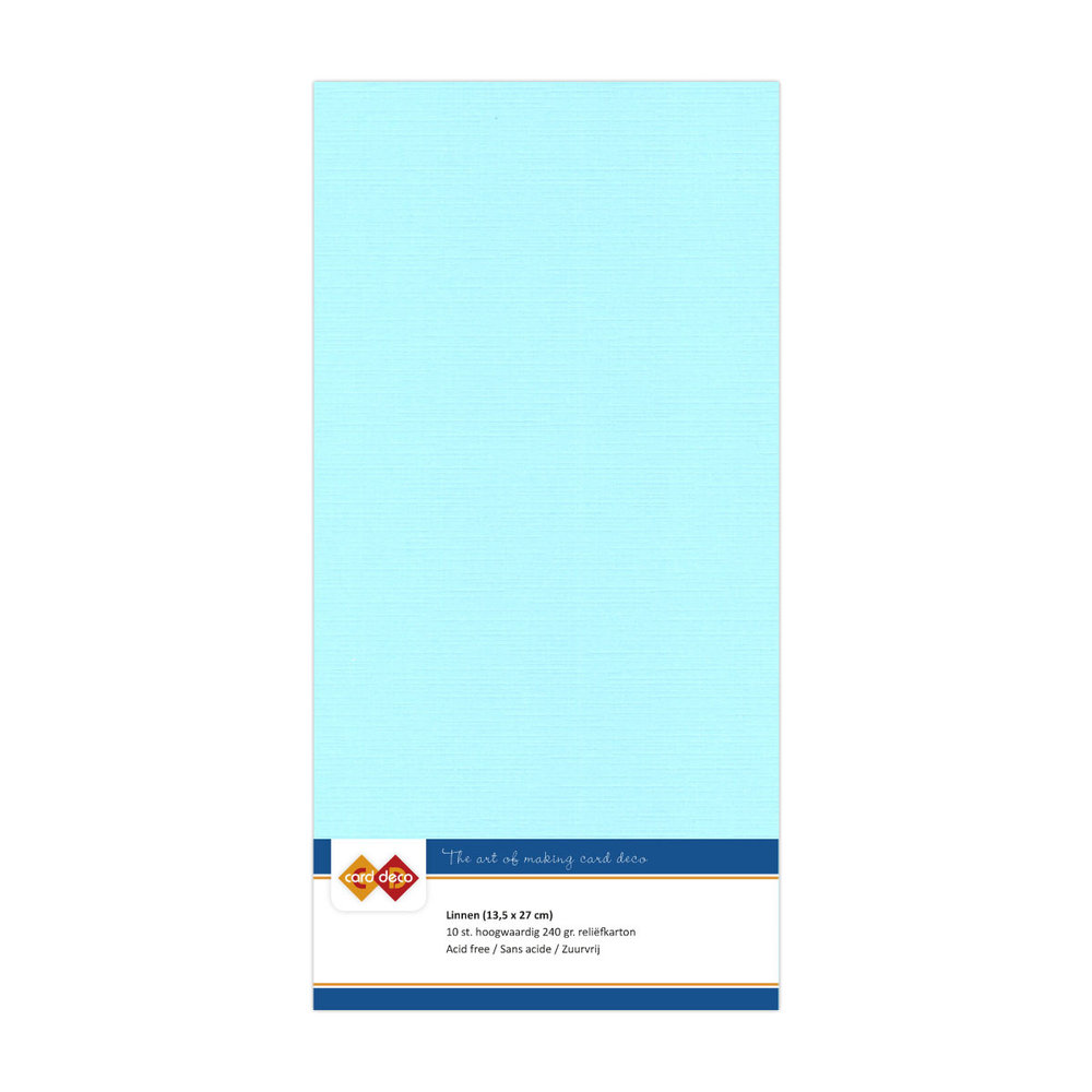 Card Deco Linen Cardstock Square Light Blue (10pcs) (LKK-4K28) Card Deco Linen Cardstock Square Light Blue (10pcs) (LKK-4K28)