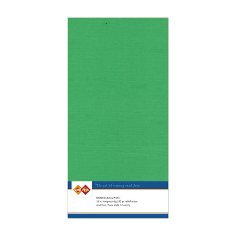 Card Deco Linen Cardstock Square Green (10pcs) (LKK-4K22) Card Deco Linen Cardstock Square Green (10pcs) (LKK-4K22)