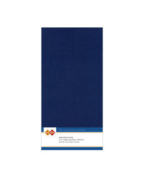 Card Deco Linen Cardstock Square Dark Blue (10pcs) (LKK-4K30)