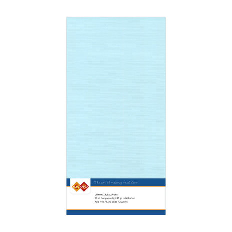 Card Deco Linen Cardstock Square Baby Blue (10pcs) (LKK-4K27) Card Deco Linen Cardstock Square Baby Blue (10pcs) (LKK-4K27)
