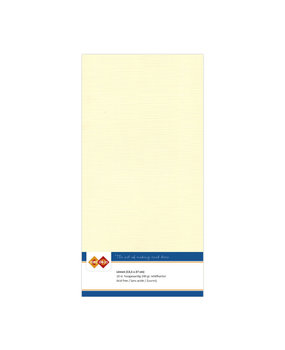 Card Deco Linen Cardstock Square Cream (10pcs) (LKK-4K02)