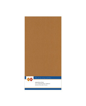 Card Deco Linen Cardstock Square Coffee Brown (10pcs) (LKK-4K12)