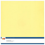Card Deco Linen Cardstock 30,5x30,5 cm Yellow (10pcs) (LKK-SC04)
