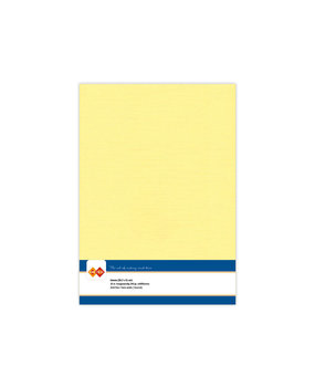 Card Deco Linen Cardstock A4 Yellow (10pcs) (LKK-A404)