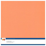 Card Deco Linen Cardstock 30,5x30,5 cm Soft Orange (10pcs) (LKK-SC10)