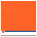 Card Deco Linen Cardstock 30,5x30,5 cm Orange (10pcs) (LKK-SC11)