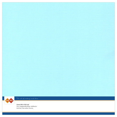 Card Deco Linen Cardstock 30,5x30,5 cm Light Blue (10pcs) (LKK-SC28) Card Deco Linen Cardstock 30,5x30,5 cm Light Blue (10pcs) (LKK-SC28)