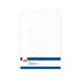 Card Deco Linen Cardstock A4 White (10pcs) (LKK-A401)