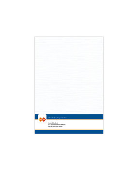 Card Deco Linen Cardstock A4 White (10pcs) (LKK-A401)