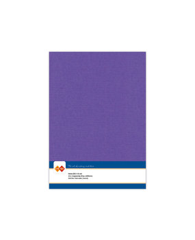 Card Deco Linen Cardstock A4 Violet (10pcs) (LKK-A418)