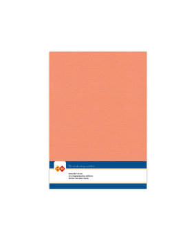 Card Deco Linen Cardstock A4 Soft Orange (10pcs) (LKK-A410)