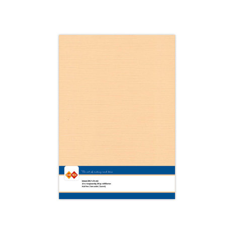 Card Deco Linen Cardstock A4 Sand (10pcs) (LKK-A408)